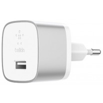 Сетевое ЗУ Belkin Home Quick Charger (18W) USB 3.0A, USB-C, 1.2m, Silver (F7U034vf04-SLV)