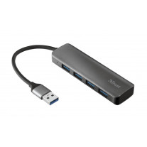 USB-хаб Trust Halyx Aluminium 4-Port USB 3.2 Hub (23327)