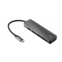 USB-хаб Trust Halyx Aluminium USB-C to 4-Port USB-A 3.2 Hub (23328)