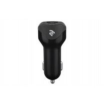 Автомобильное ЗУ 2E DUAL USB CAR CHARGER, POWER DELIVERY, USB 2.4A, 30W, BLACK (2E-ACR18WQC)