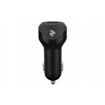Автомобильное ЗУ 2E DUAL USB CAR CHARGER, POWER DELIVERY, QUICK CHARGE 3.0, 36W, BLACK (2E-ACR36WPDQC)