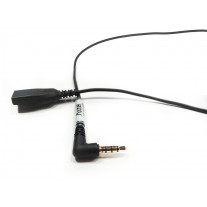 Переходник спиральный AXTEL QD/3,5 mm jack (AXC-35BB)