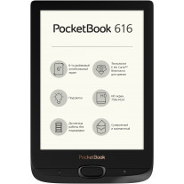 Электронная книга PocketBook 616 Basic Lux 2 Black (PB616-H-CIS)