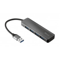 USB-хаб Trust Halyx Aluminium 4-Port USB 3.2 Hub (23327)