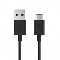 Кабель Belkin USB 2.0 Mixit USB-A / USB-C, 480MBPS, 3A, 1.8m, black (F2CU032bt06-BLK)