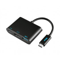 Адаптер Trust USB-C to HDMI to USB 3.1 (21260)