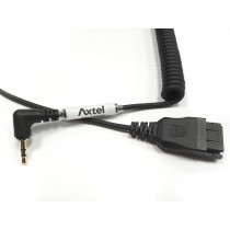Переходник спиральный AXTEL QD/2,5 mm jack (AXC-25)