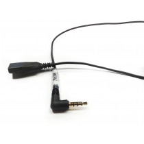 Переходник спиральный AXTEL QD/3,5 mm jack (AXC-35BB)