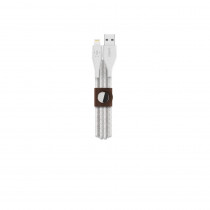 Кабель Belkin DuraTek Plus Lightning на USB-A, 1,2m, white (F8J236bt04-WHT)