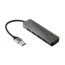 USB-хаб Trust Halyx Aluminium 4-Port USB 3.2 Hub (23327)