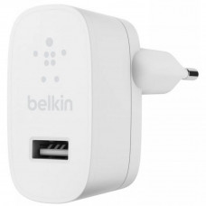 Сетевое ЗУ Belkin SINGLE USB-A WALL CHARGER, 12W, WHT(WCA002VFWH)
