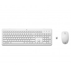 Беспроводная клавиатура и мышь HP 230 White (3L1F0AA)