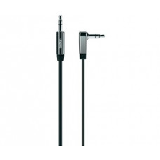 Кабель прямой Belkin 3.5MM AUDIO,M/M,FLAT,RT ANGLE,3',BLACK (AV10128cw03-BLK)