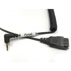 Переходник спиральный AXTEL QD/2,5 mm jack (AXC-25)