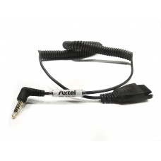 Переходник спиральный AXTEL QD/3,5 mm jack (AXC-35)