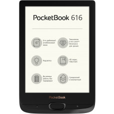 Электронная книга PocketBook 616 Basic Lux 2 Black (PB616-H-CIS)
