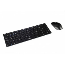 Клавиатура и мышь беспроводной Rapoo 9300M Black 