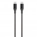 Кабель Belkin DuraTek Mixit USB-C на USB-C, 1.2m, black (F2CU050bt04-BLK)