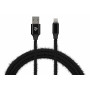 Кабель 2E FUR USB 2.0 TO LIGHTNING CABLE, (2E-CCLAC-BLACK, 2E-CCLAC-RED) 1м