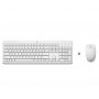 Беспроводная клавиатура и мышь HP 230 White (3L1F0AA)