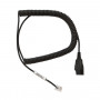 Переходник спиральный AXTEL QD/RJ AXC-04  - coiled, 0,5 – 2m, 04