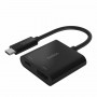 Адаптер Belkin Adapter Charge USB-C to HDMI 60W PD, black (AVC002BTBK)
