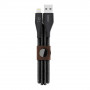 Кабель Belkin DuraTek Plus Lightning на USB-A, 1,2m, black (F8J236bt04-BLK)